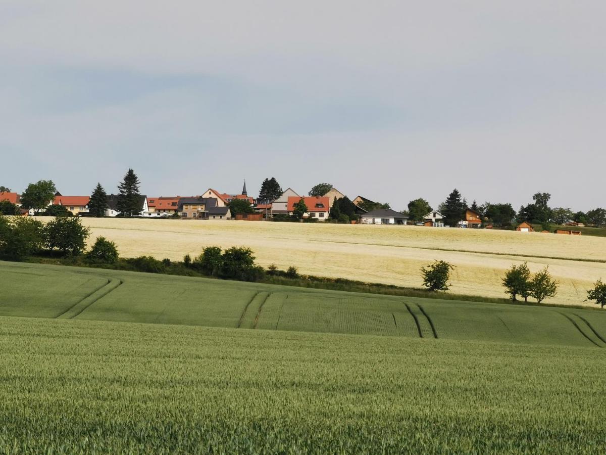 Ferienwohnung "Am Saalehaken" Gossitz Exteriér fotografie