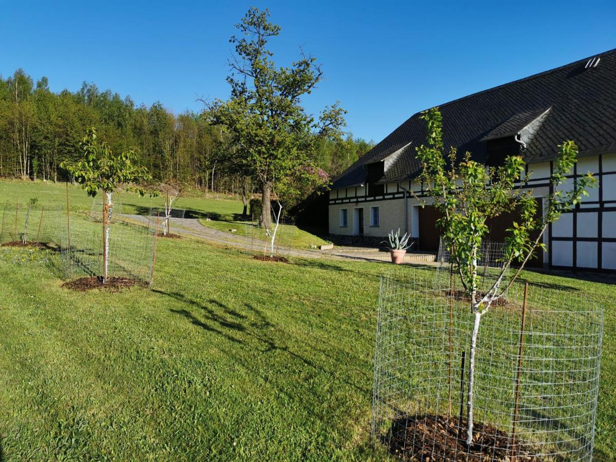 Ferienwohnung "Am Saalehaken" Gossitz Exteriér fotografie