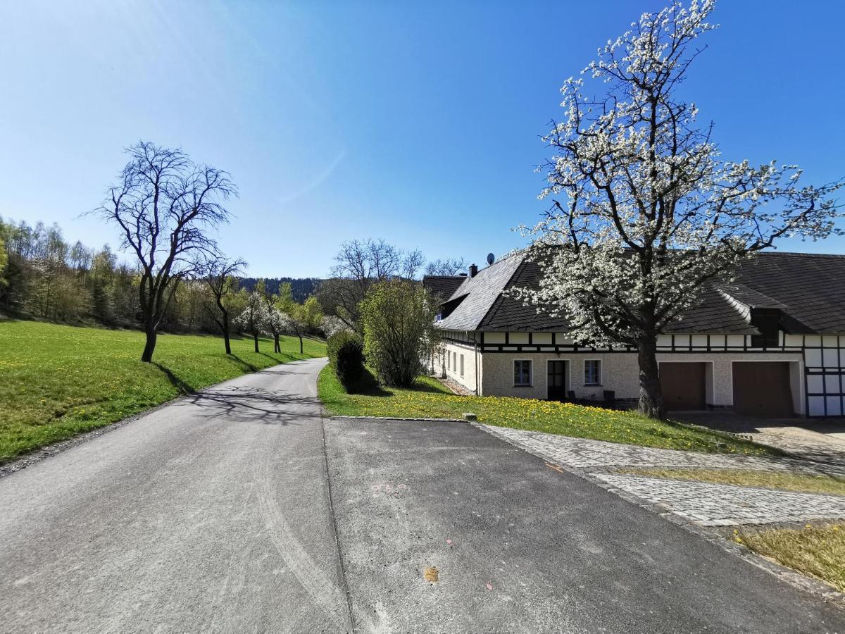 Ferienwohnung "Am Saalehaken" Gossitz Exteriér fotografie